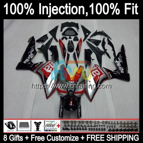 Injection mold Body For Aprilia RS125R RSV125 Red Silvery RS4 2012 2013 2014 2015 2016 Bodyworks RS-125 RS 125 RS125 12 13 14 15 16 Fairing 16HM.56