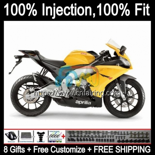 Injection mold Bodys For Aprilia RS-125 RS4 RS125R RSV125 Light Yellow RS125 12 13 14 15 16 Bodywork RS 125 2012 2013 2014 2015 2016 Fairings 16HM.3