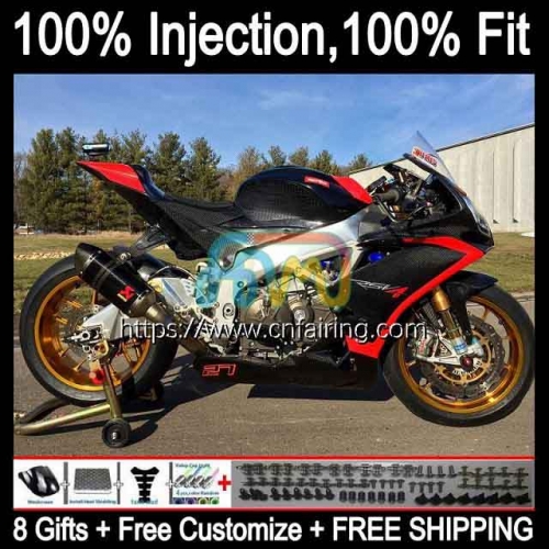 Injection mold Bodys For Aprilia RS-125 RS4 RS125R RSV125 RS125 12 13 14 15 16 Bodywork Black red RS 125 2012 2013 2014 2015 2016 Fairings 16HM.14
