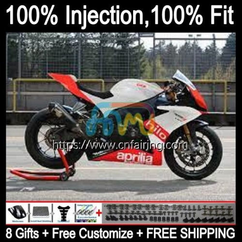 Injection White red mold Body For Aprilia RS125R RSV125 RS4 2012 2013 2014 2015 2016 Bodyworks RS-125 RS 125 RS125 12 13 14 15 16 Fairing 16HM.53