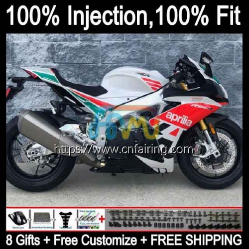 Injection mold Bodys For Aprilia RS-125 RS4 RS125R RSV125 RS125 12 13 14 White red blk 15 16 Bodywork RS 125 2012 2013 2014 2015 2016 Fairings 16HM.10