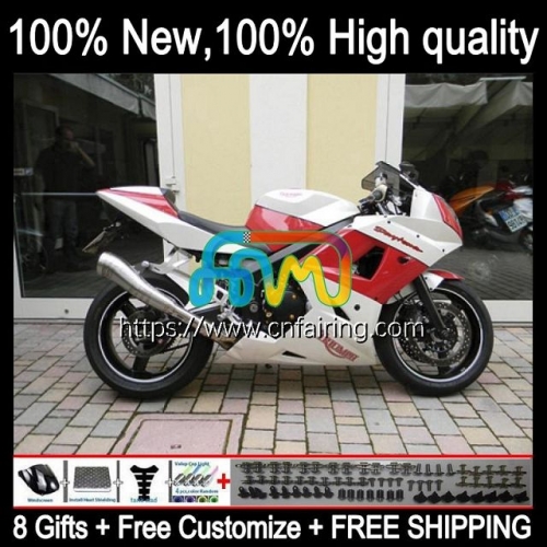 Bodywork For Triumph Daytona 650 600 CC 2002 2003 2004 2005 Body Daytona 600 Daytona650 650CC Daytona600 02 03 Red White 04 05 Fairing Kit 12HM.210