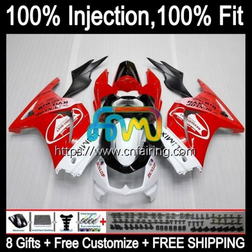 Injection OEM For KAWASAKI NINJA ZX250R EX ZX 250R ZX250 EX250 R EX250R White red 08 09 10 11 12 ZX-250R 2008 2009 2010 2011 2012 Fairings 11HM.100