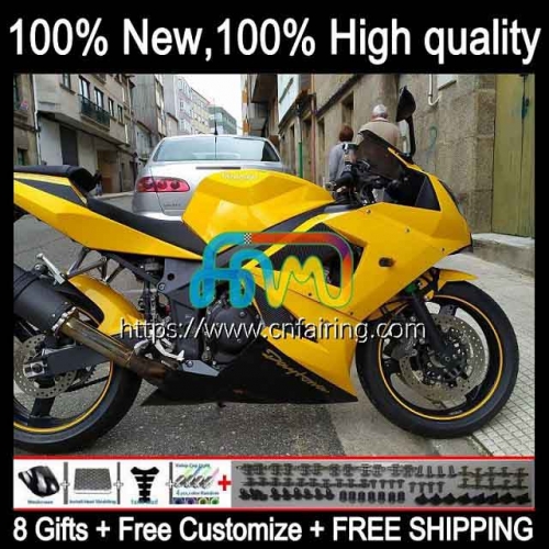 Bodywork For Triumph Daytona 650 600 CC 2002 2003 2004 Hot yellow 2005 Body Daytona 600 Daytona650 650CC Daytona600 02 03 04 05 Fairing Kit 12HM.33