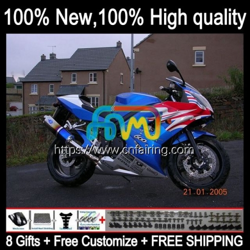 Bodywork For Triumph Daytona 650 600 CC 2002 2003 2004 2005 Body Daytona 600 Daytona650 Blue red hot 650CC Daytona600 02 03 04 05 Fairing Kit 12HM.212