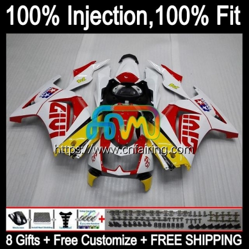 Injection mold For KAWASAKI NINJA EX250R EX ZX 250R 2008 2009 2010 White red 2011 2012 ZX250R ZX-250R ZX250 EX250 R 08 09 10 11 12 Fairing 11HM.140