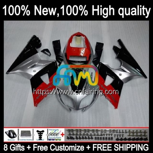 OEM Body For Triumph Daytona600 Daytona 650 600 CC Bodywork 600CC Daytona650 02 03 04 05 Daytona 600 2002 2003 2004 Red silvery 2005 Fairing 12HM.14