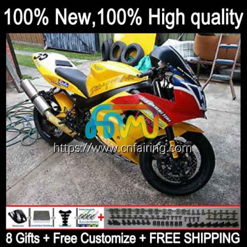 Bodywork For Triumph Daytona 650 600 CC 2002 2003 2004 2005 Yellow red Body Daytona 600 Daytona650 650CC Daytona600 02 03 04 05 Fairing Kit 12HM.204