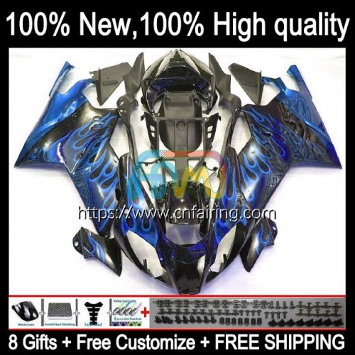 Body Kit For Aprilia RSV1000R Mille RV60 RSV1000 Blue flames R RR 2003 2004 2005 2006 Cowling RSV1000RR RSV 1000 R 1000R 03 04 05 06 Fairing 13HM.56