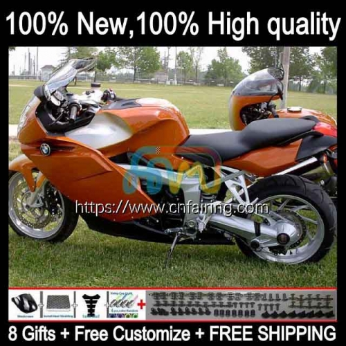 Body Kit For BMW K1200 S K 1200 S K1200S K1200-S Cowling Dark Orange K-1200S 05 06 07 08 09 10 K 1200S 2005 2006 2007 2008 2009 2010 Fairing 14HM.11