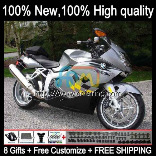 Body Kit For BMW K1200 S K 1200 S K1200S K1200-S Cowling K-1200S 05 06 07 08 09 10 K 1200S 2005 2006 2007 2008 2009 2010 Fairing Hot Silvery 14HM.25