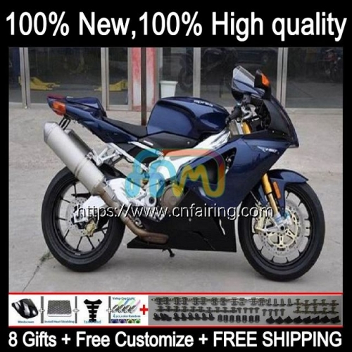 Body Kit For Aprilia RSV1000R Mille RV60 RSV1000 Dark blue R RR 2003 2004 2005 2006 Cowling RSV1000RR RSV 1000 R 1000R 03 04 05 06 Fairing 13HM.31