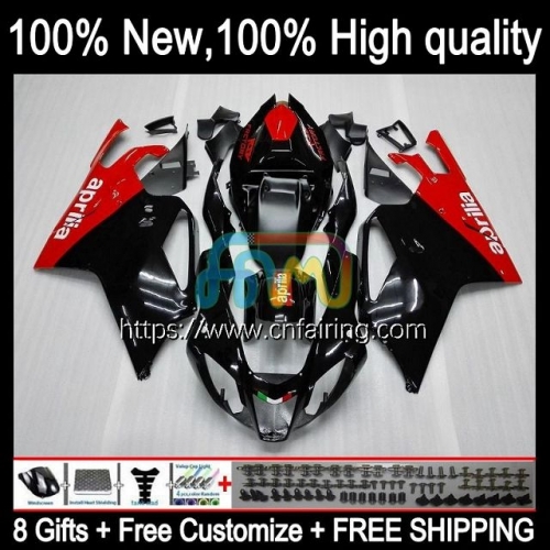 Body OEM For Aprilia RSV 1000 R Red black 1000R RSV1000R Mille RV60 Cowling RSV1000 R RR 03 04 05 06 RSV1000RR 2003 2004 2005 2006 Fairing 13HM.2