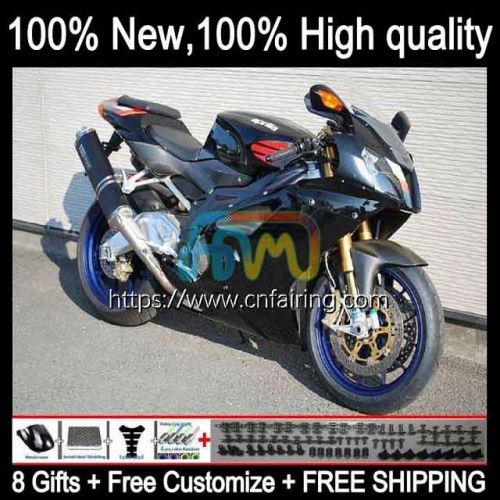 Body OEM For Aprilia RSV 1000 R 1000R RSV1000R Mille RV60 Cowling RSV1000 R RR 03 04 05 06 RSV1000RR 2003 2004 Stock black 2005 2006 Fairing 13HM.17