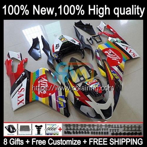 Body OEM For Aprilia RSV 1000 R 1000R RSV1000R Mille RV60 Cowling RSV1000 R RR Red black 03 04 05 06 RSV1000RR 2003 2004 2005 2006 Fairing 13HM.20