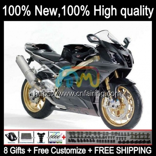 Body OEM For Aprilia RSV 1000 R 1000R RSV1000R Mille RV60 Cowling RSV1000 R RR 03 04 05 06 RSV1000RR 2003 2004 2005 2006 Fairing Grey black 13HM.19