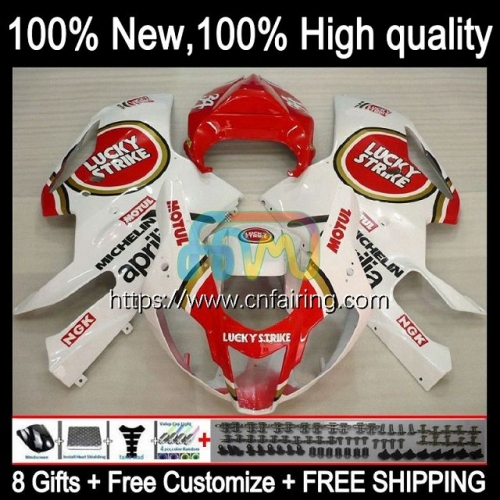 Body Kit For Aprilia RSV1000R Mille RV60 RSV1000 R Lucky Strike RR 2003 2004 2005 2006 Cowling RSV1000RR RSV 1000 R 1000R 03 04 05 06 Fairing 13HM.28