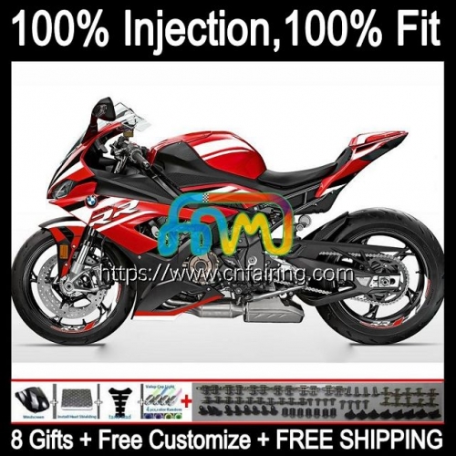 Injection mold Bodys For BMW S-1000 S 1000 RR S1000-RR 2019 2020 2021 Bodywork S 1000RR S1000 RR S1000RR 19 20 21 OEM Fairing Glossy Red Kit 7HM.62