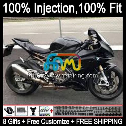 Injection mold Body For BMW S1000 RR S1000-RR S 1000 RR 19-21 Bodywork S1000RR 19 20 21 S 1000RR 2019 2020 2021 Full Flat Black OEM Fairings 7HM.18