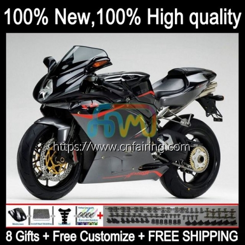 Body Kit For MV Agusta F4 R312 750S 1000 R 750 1000CC 1000R 312 1078 1+1 Bodywork 1000 CC 05 06 Cowling MA Flat black MV F4 2005 2006 Fairing 8HM.20