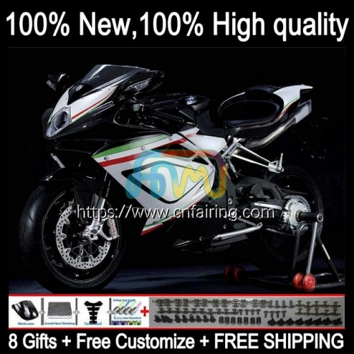 Body Kit For MV Agusta F4 R312 750S 1000 R 750 1000CC 1000R 312 1078 1+1 Bodywork 1000 CC 05 06 Cowling Black white MA MV F4 2005 2006 Fairing 8HM.16