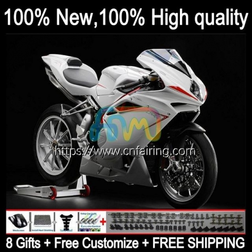 OEM Body For Agusta MV F4 R312 750S 1000 R 750 1000CC 2005 2006 Cowling 1000R 312 1078 1+1 Bodywork MA F4 1000 CC 05 Glossy white 06 Fairings 8HM.27