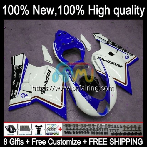 OEM Body For Agusta MV F4 R312 750S 1000 R 750 1000CC 2005 2006 Cowling 1000R 312 1078 1+1 Bodywork MA F4 1000 White blue CC 05 06 Fairings 8HM.76