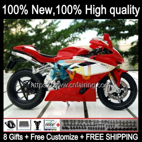 Body Kit For MV Agusta F4 R312 750S 1000 R 750 1000CC 1000R 312 1078 1+1 Bodywork 1000 CC 05 06 Cowling MA MV White red F4 2005 2006 Fairing 8HM.19