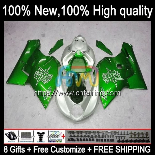 OEM Body For Agusta MV F4 R312 750S 1000 Silver green R 750 1000CC 2005 2006 Cowling 1000R 312 1078 1+1 Bodywork MA F4 1000 CC 05 06 Fairings 8HM.66