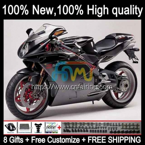 OEM Body For Agusta MV F4 R312 750S 1000 R 750 1000CC 2005 2006 Cowling 1000R 312 1078 1+1 Bodywork MA F4 1000 CC ALL Flat blk 05 06 Fairings 8HM.29