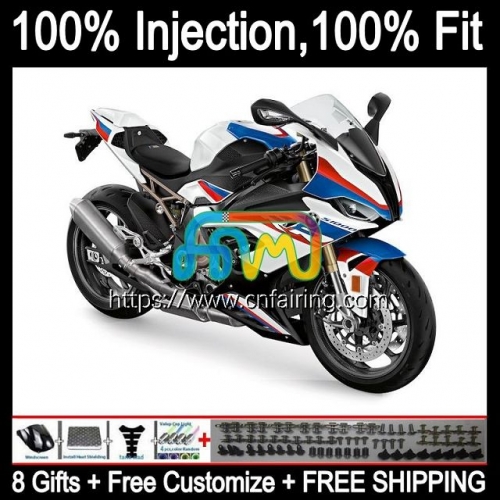 Injection mold Bodys For BMW S-1000 S 1000 RR S1000-RR 2019 2020 2021 Bodywork S 1000RR S1000 RR S1000RR White blue 19 20 21 OEM Fairing Kit 7HM.60