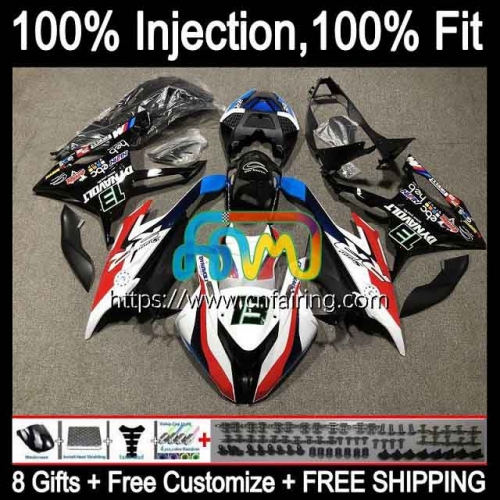 Injection mold Bodys For BMW S-1000 S 1000 RR S1000-RR 2019 2020 2021 Bodywork S 1000RR S1000 RR S1000RR 19 20 21 OEM White black Fairing Kit 7HM.96