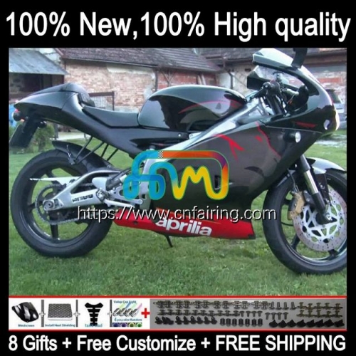 Body For Aprilia RS250R RSV250RR RS-250 1998 1999 2000 2001 2002 Grey Black 2003 RSV250 RSV 250 RS 250 RR RS250 R 98 99 00 01 02 03 Fairings 6HM.51