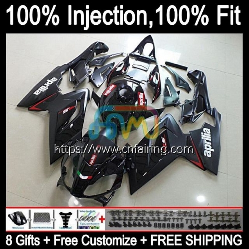 Injection mold Body For Aprilia RS-125 Stock black RS4 RS125R RSV125 RS125 06 07 08 09 10 11 RS 125 2006 2007 2008 2009 2010 2011 OEM Fairing 9HM.2