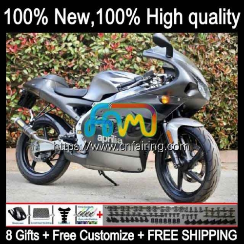 OEM Body For Aprilia RS-250 RSV250 RSV 250 RS 250 RR RSV250RR RS250 Glossy Grey 98 99 00 01 02 03 RS250R 1998 1999 2000 2001 2002 2003 Fairing 6HM.12