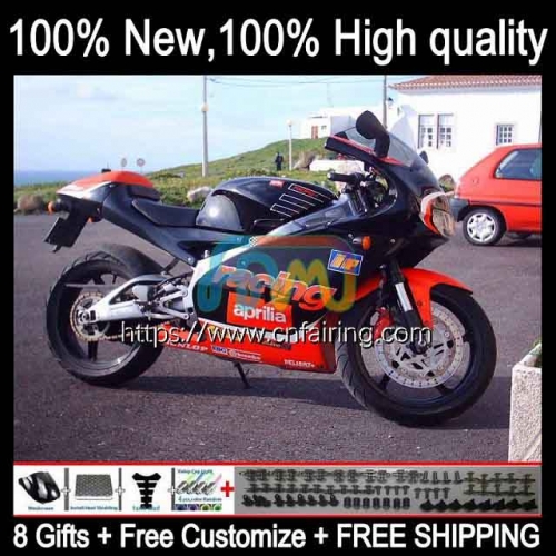 Body For Aprilia RS-125 RS4 Hot red blk RSV 125 RS 125 RR 125RR RS125 99 00 01 02 03 04 05 RSV125 1999 2000 2001 2002 2003 2004 2005 Fairing 10HM.13