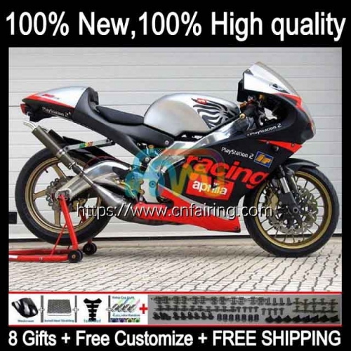 Body For Aprilia RS-125 RS4 RSV 125 RS 125 RR 125RR RS125 99 00 01 02 Gloss color 03 04 05 RSV125 1999 2000 2001 2002 2003 2004 2005 Fairing 10HM.5