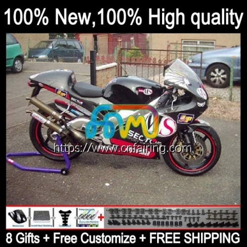 Body For Aprilia RS250R RSV250RR RS-250 1998 1999 Black red 2000 2001 2002 2003 RSV250 RSV 250 RS 250 RR RS250 R 98 99 00 01 02 03 Fairings 6HM.81