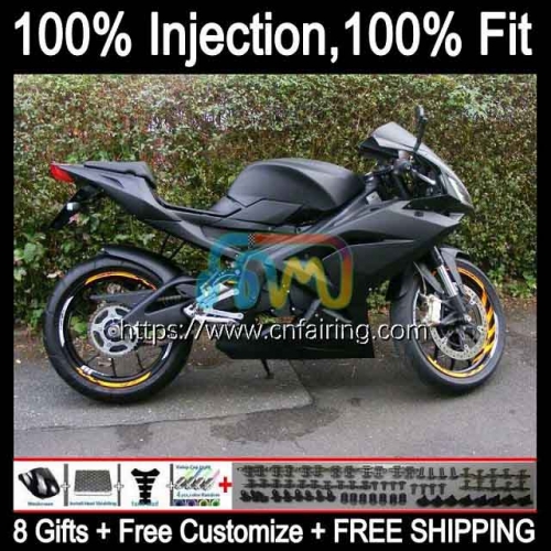 Injection mold For Aprilia RS4 RS125R RS-125 2006 2007 2008 Flat black 2009 2010 2011 Body RS 125 RSV125 RS125 06 07 08 09 10 11 OEM Fairing 9HM.110