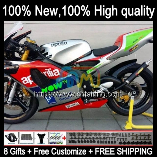 Body For Aprilia RS-125 RSV125 RS4 1999 2000 2001 2002 2003 2004 2005 RSV 125 RS 125 Green red RR 125RR RS125 99 00 01 02 03 04 05 Fairing 10HM.60