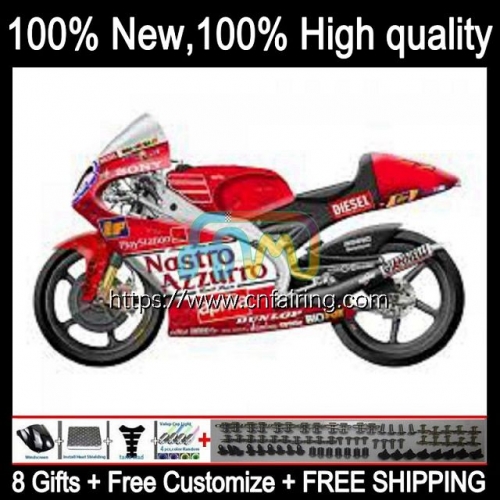 Body For Aprilia RS-125 RSV125 RS4 1999 2000 2001 2002 2003 2004 2005 RSV 125 RS RED WHITE 125 RR 125RR RS125 99 00 01 02 03 04 05 Fairing 10HM.148