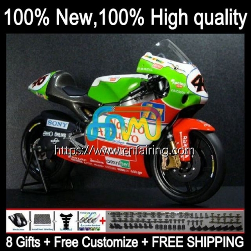 Body For Aprilia RS250R RSV250RR RS-250 1998 Red green 1999 2000 2001 2002 2003 RSV250 RSV 250 RS 250 RR RS250 R 98 99 00 01 02 03 Fairings 6HM.62