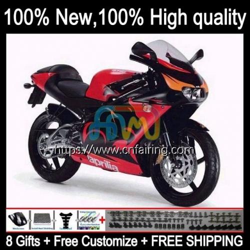 Body For Aprilia RS-125 RS4 Factory red RSV 125 RS 125 RR 125RR RS125 99 00 01 02 03 04 05 RSV125 1999 2000 2001 2002 2003 2004 2005 Fairing 10HM.1