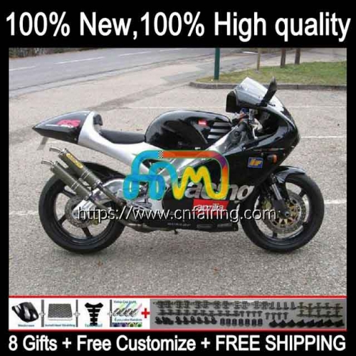 OEM Body For Aprilia RS-250 RSV250 RSV 250 RS 250 RR RSV250RR Glossy Black RS250 98 99 00 01 02 03 RS250R 1998 1999 2000 2001 2002 2003 Fairing 6HM.6