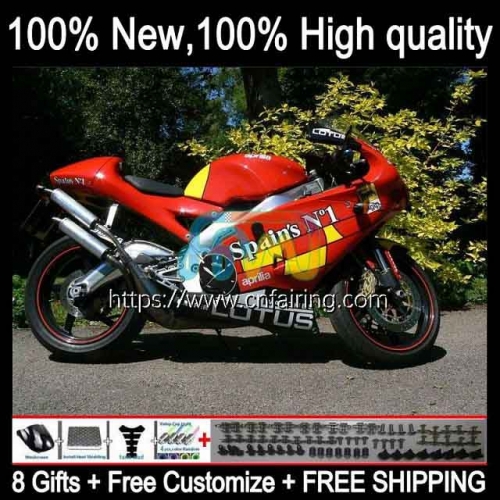 Body For Aprilia RS-125 RSV125 RS4 1999 2000 2001 2002 2003 2004 2005 RSV 125 RS 125 RR 125RR RS125 99 00 01 02 03 Stock red 04 05 Fairing 10HM.70