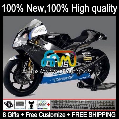 OEM Body For Aprilia Blue black RS-250 RSV250 RSV 250 RS 250 RR RSV250RR RS250 98 99 00 01 02 03 RS250R 1998 1999 2000 2001 2002 2003 Fairing 6HM.1