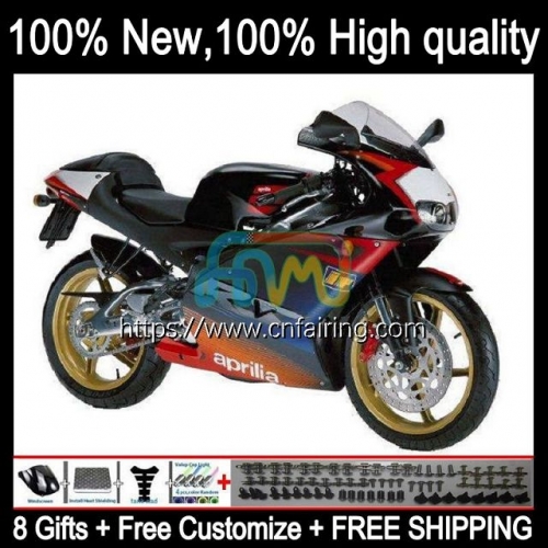 Body For Aprilia RS-125 RSV125 RS4 1999 Gloss black 2000 2001 2002 2003 2004 2005 RSV 125 RS 125 RR 125RR RS125 99 00 01 02 03 04 05 Fairing 10HM.37