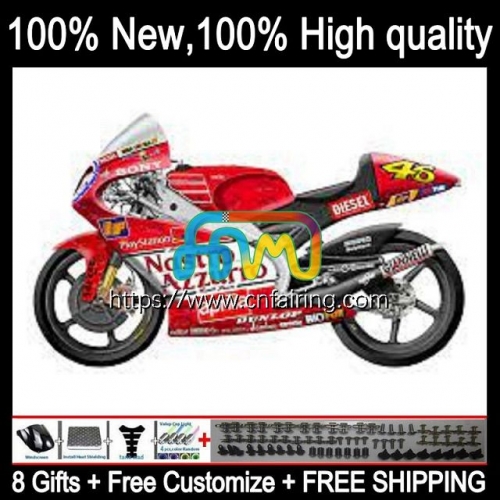 OEM Body For Aprilia RS-250 RSV250 RSV 250 RS 250 White red RR RSV250RR RS250 98 99 00 01 02 03 RS250R 1998 1999 2000 2001 2002 2003 Fairing 6HM.45