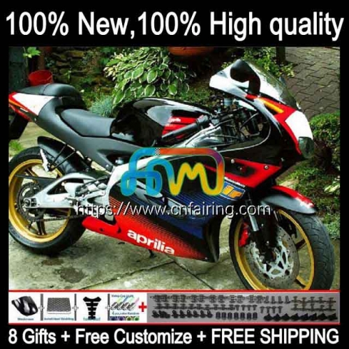 Body For Aprilia RS250R RSV250RR RS-250 1998 Red black 1999 2000 2001 2002 2003 RSV250 RSV 250 RS 250 RR RS250 R 98 99 00 01 02 03 Fairings 6HM.70