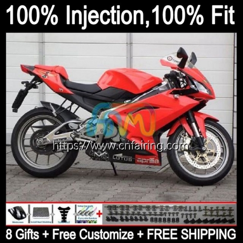 Injection mold For Aprilia RS4 RS125R RS-125 2006 2007 2008 2009 2010 2011 Body RS 125 RSV125 RS125 06 07 08 09 10 11 OEM Factory red Fairing 9HM.107